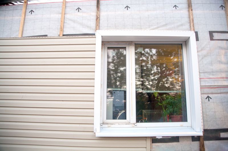 Finishing siding around windows